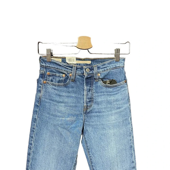 Levi's Wedgie Straight Jeans‎ Jive Sound Wash Size 24 - Picture 3 of 15